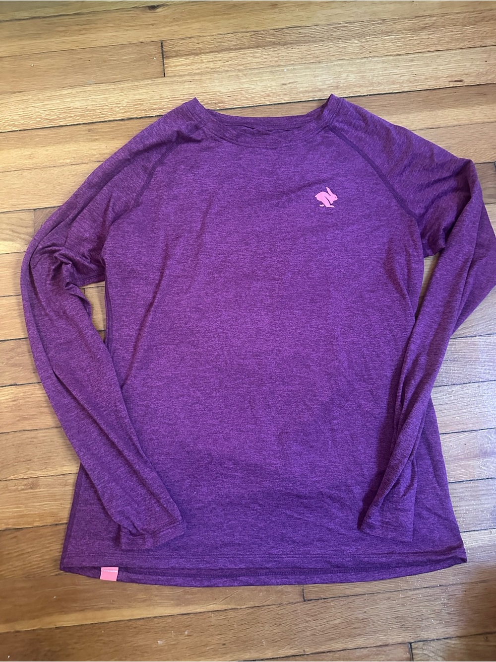 Rabbit Brand Long Sleeve Muscle Tee in Purple
